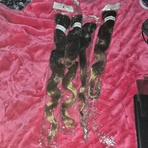 Luxurious Ombre Hair Extensions Easy Braid